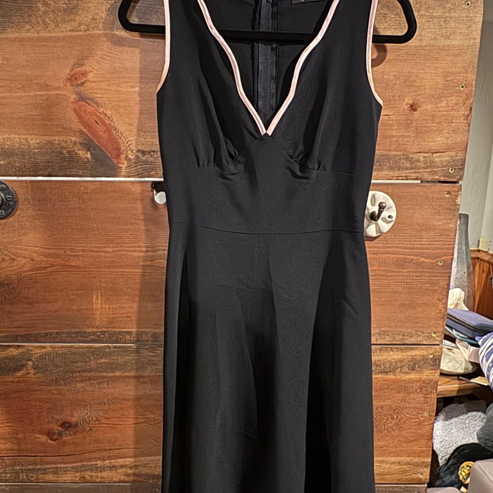 Speechless Black Dress with Pink Accents
